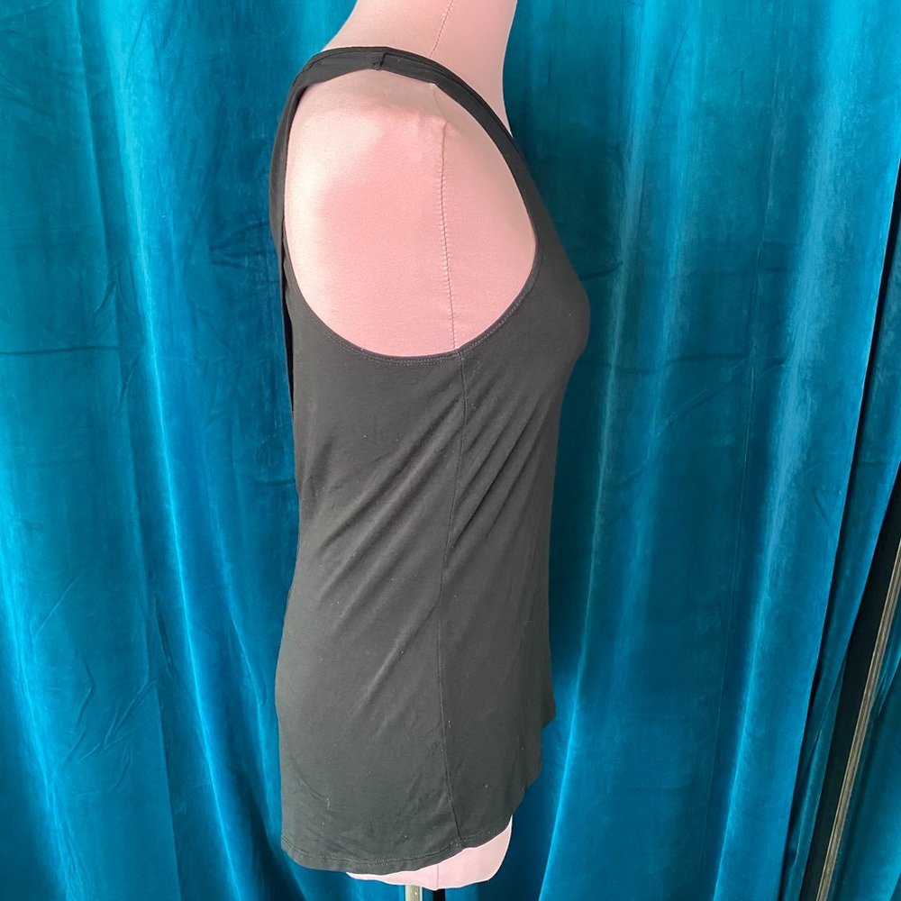 Athleta Ultimate Cross Back Tank Top Black - Picture 5 of 7